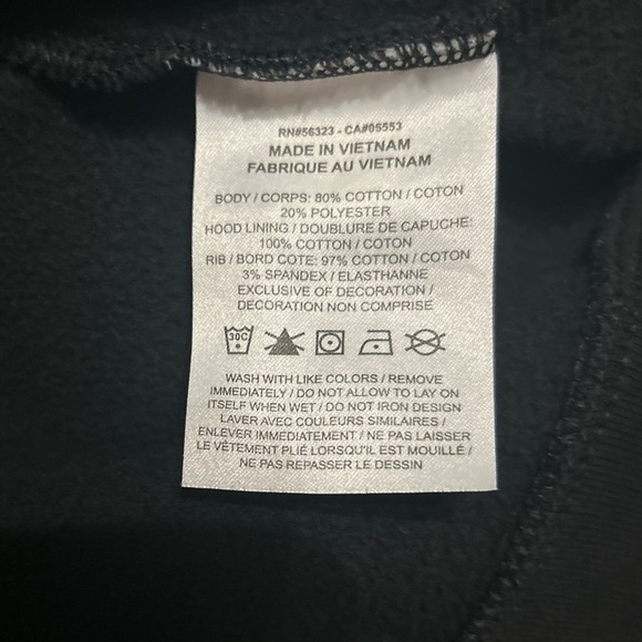 Jordan Flight Essentials All Over Print Mens Fleece Pullover Hoodie Black Medium - Picture 5 of 7